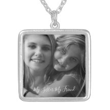 Meine Schwester, meine Freund-Foto-Silber