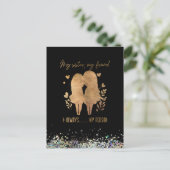 Meine Schwester Postkarte (Stehend Vorderseite)