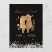 Meine Schwester Postkarte (Vorderseite)