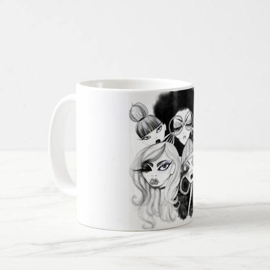 Meine Schwester-Wächter-Schale Kaffeetasse (Vorderseite Links)