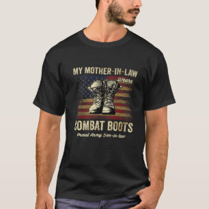 Meine Schwiegermutter trägt Kampfstiefel, den stol T-Shirt