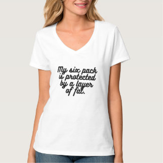Meine Sechserpackung ist durch eine Fettschicht ge T-Shirt