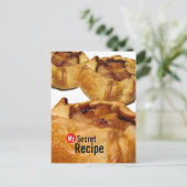 Meine Secret Recipe Card - Apple Galette Postkarte (Stehend Vorderseite)