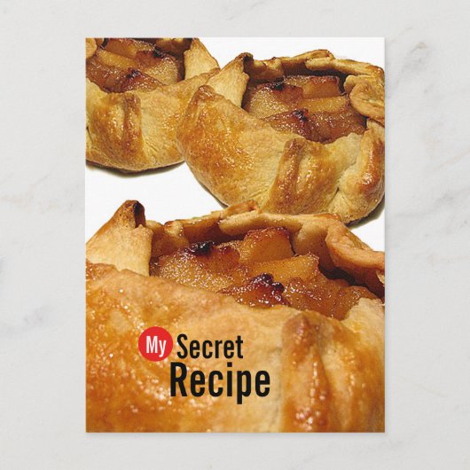 Meine Secret Recipe Card - Apple Galette Postkarte (Vorderseite)