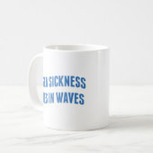 Meine Seekrankheit Kaffeetasse (Vorderseite Links)