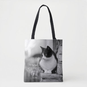 Meine Seele findet Ruhe - Ps 62:1 Tasche