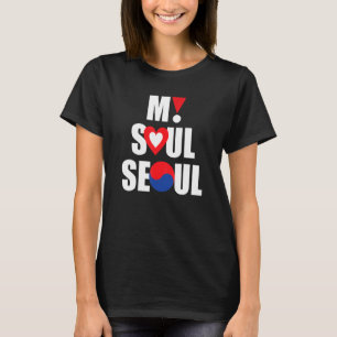 Meine Seele Seoul City Seoul Südkorea Reise & Urla T-Shirt