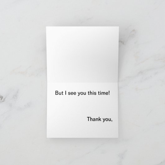 Meine Sehkraft Dankeskarte (Innenseite)