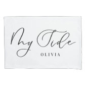 Meine Seite ist die personalisierte, elegante Schr Kissenbezug (Vorderseite-Links)