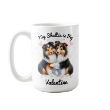 Meine Sheltie ist mein Valentine