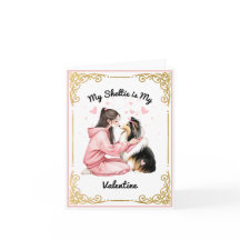 Meine Sheltie ist mein Valentine