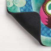 Meine sichelförmige Eule Mousepad (Ecke)