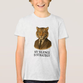 MEINE SILENZ IST STRATEGIE Tri-Blend SHIRT
