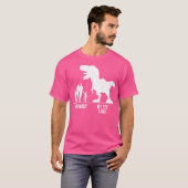 Meine Silhouette Dino Mamasaurus Pet T-Rex Din T-Shirt (Vorne ganz)