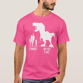 Meine Silhouette Dino Mamasaurus Pet T-Rex Din T-Shirt