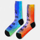 Meine Socken machen sich selbst - Socken (Linkes Detail)