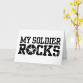 Meine Soldat-Felsen Karte (Gelbe Blume)