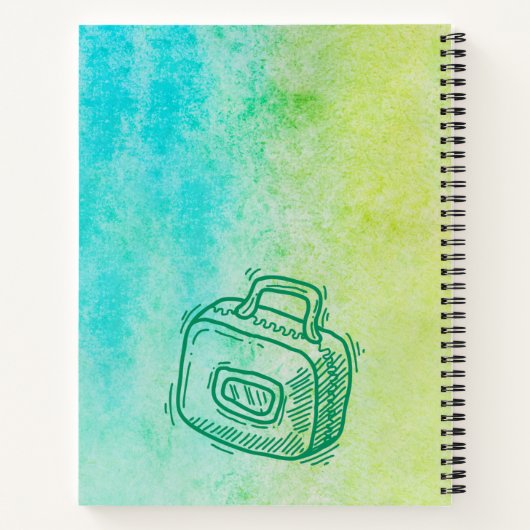 Meine Sommernotizen Notizblock (Rückseite)