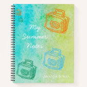 Meine Sommernotizen Notizblock (Vorderseite)