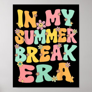 Meine Sommerpause Zeitalter Retro Groovy Sommerpau Poster