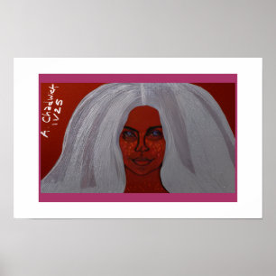 Meine Sommersprossen sind mein Symbol für Positivi Poster