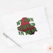 Meine Son Iraq Stickers (LG) (Umschlag)