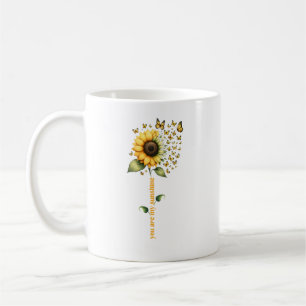 Meine Sonnenbrille Sonnenblumen Personalisiert Kaffeetasse