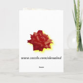 Meine Sonnenkarte Feiertagskarte (Rückseite)