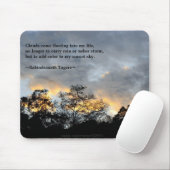 Meine Sonnenuntergang-Himmel Tagore Zitate Mousepad (Mit Mouse)