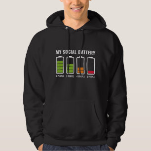 Meine Sozialbatterie Hoodie