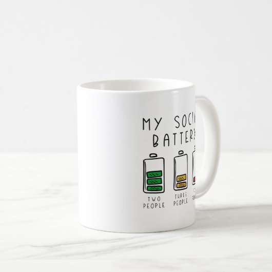 Meine Sozialbatterie Kaffeetasse (VorderseiteRechts)