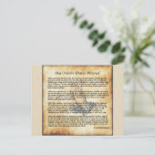 Meine Spanische Sammlung des täglichen Gebets (Pos Postkarte (Stehend Vorderseite)