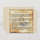 Meine Spanische Sammlung des täglichen Gebets (Pos Postkarte (Vorne/Hinten)