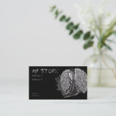 Meine Speicher-Karte 1 Visitenkarte (Stehend Vorderseite)