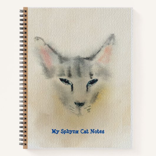 Meine Sphynx Cat Notes Notizblock (Vorderseite)