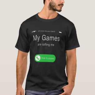 Meine Spiele nennen mich lustige Erwachsene Kinder T-Shirt