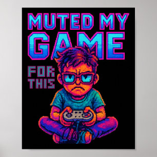 Meine Spielübertragung wegen dieses lustigen Retro Poster