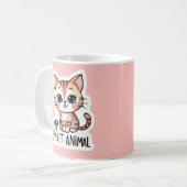 Meine Spirit Animal Cat Tasse (Vorderseite Links)