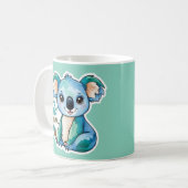 Meine Spirit Animal Koala-Tasse Kaffeetasse (Vorderseite Links)