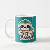 Meine Spirit Animal Sloth-Tasse Kaffeetasse (Links)