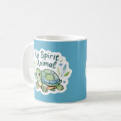 Meine Spirit Animal Turtle Tasse (Vorderseite Links)