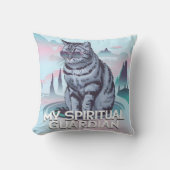 Meine spirituelle Wächterkatze Kissen (Vorderseite)