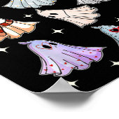 Meine Spooky Era Groovy Ghost Halloween Funny Poster (Ecke)