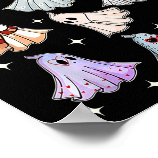 Meine Spooky Era Groovy Ghost Halloween Funny Poster (Ecke)