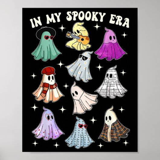 Meine Spooky Era Groovy Ghost Halloween Funny Poster (Vorne)