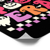 Meine Spooky Era Halloween Ghost Groovy Hippie Hal Poster (Ecke)