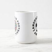 Meine Sprache ist Fußball Kaffeetasse (Mittel)