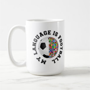 Meine Sprache ist Fußball Kaffeetasse
