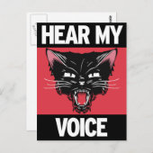 Meine Sprachpostkarte hören Postkarte (Vorne/Hinten)