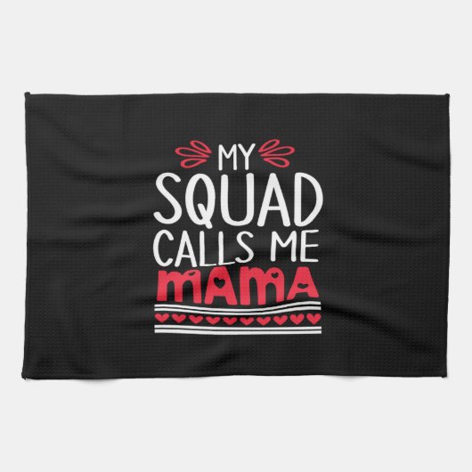 Meine Squad nennt mich Mama Geschirrtuch (Horizontal)